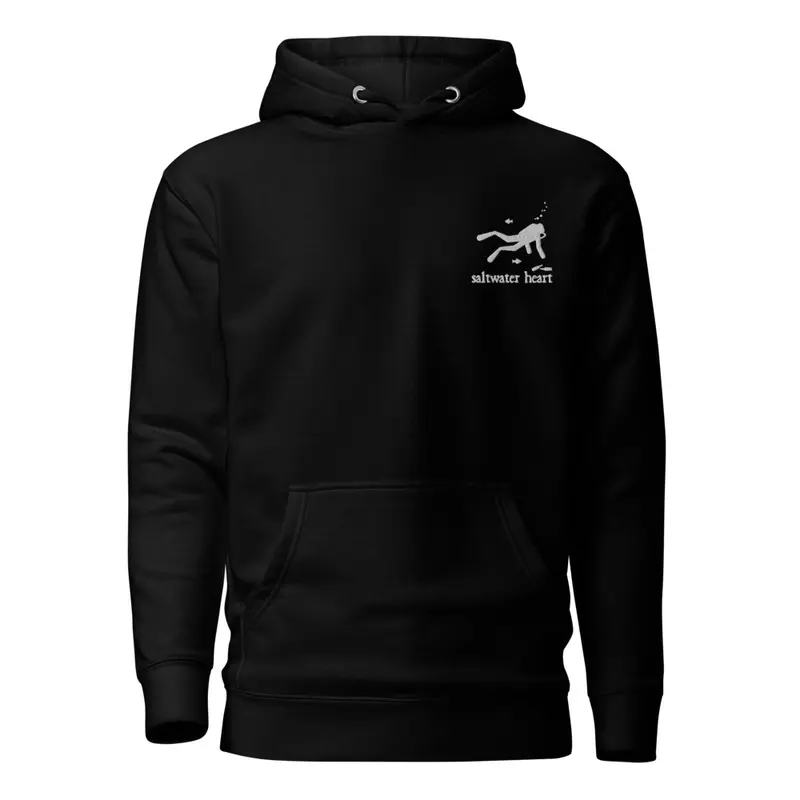 Saltwater Heart Embroidered Hoodie