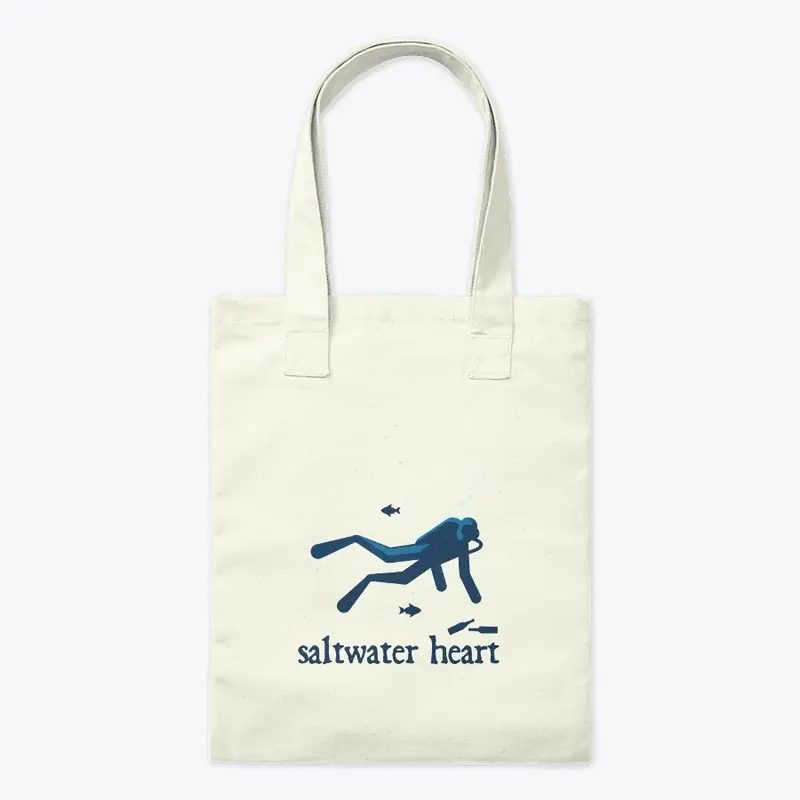 Saltwater Heart Tote Bag